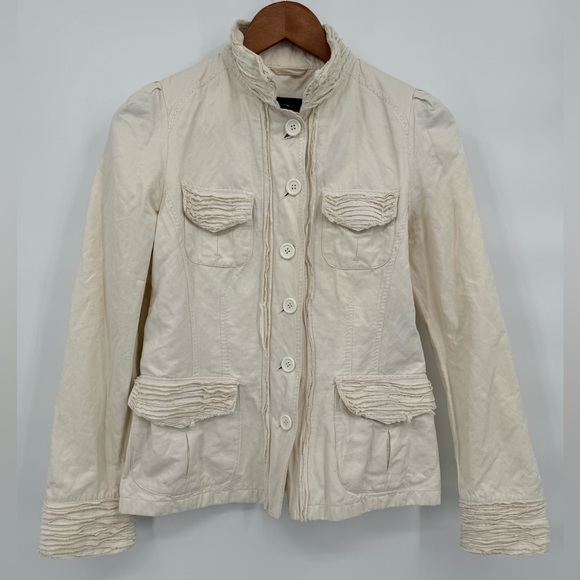 Violanti for Searle made in‎ Italy form fitting lightweight button down jacket - Picture 1 of 12
